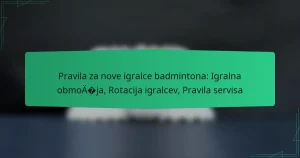 Pravila za nove igralce badmintona: Igralna območja, Rotacija igralcev, Pravila servisa